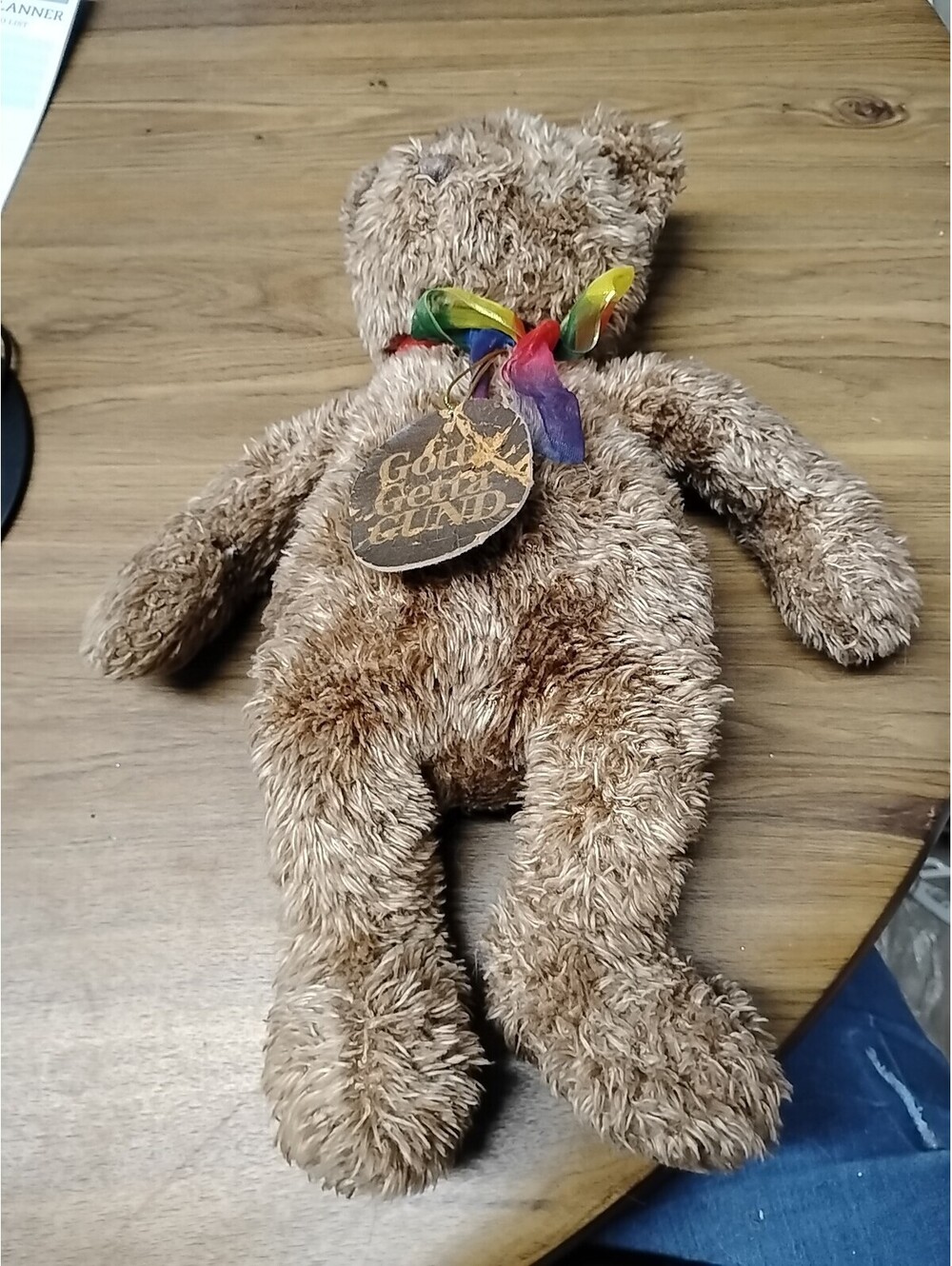 GUND Teddy Bear “BEARESSENCE” Vintage Stuffed Animal Plush With Tag